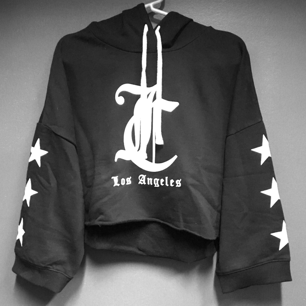 Juicy crop oversize hoodie